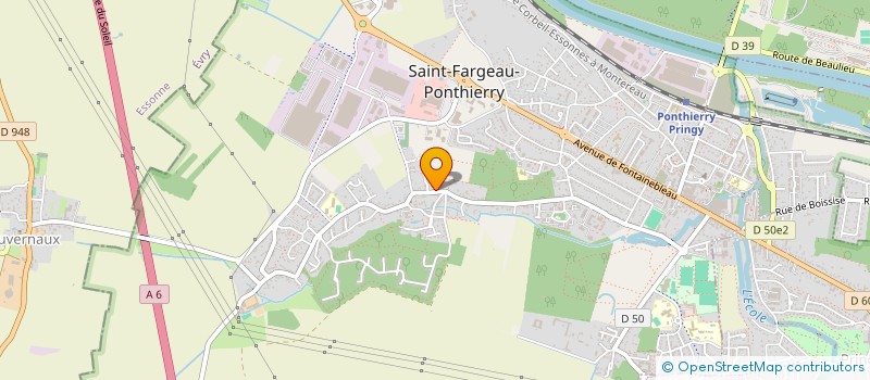 localisation de l'entreprise L'ASSO DES PANIERS DE FLEURINE  SAINT-FARGEAU-PONTHIERRY
