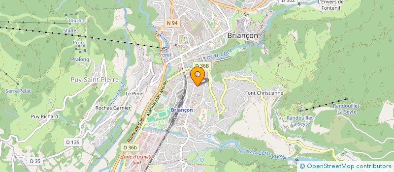 localisation de l'entreprise L'ASSO DU 27  BRIANCON