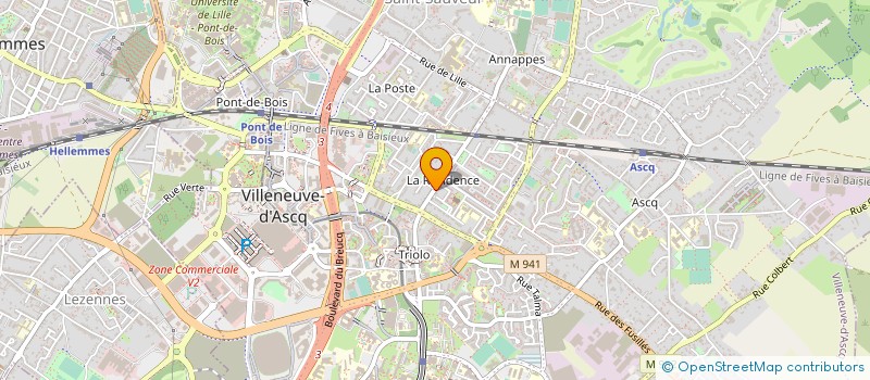 localisation de l'entreprise L ASSO DU Z à VILLENEUVE-D'ASCQ