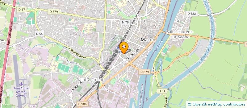 localisation de l'entreprise L'ASSO POUR L'ART SANS SENS OBLIGATOIRE  MACON