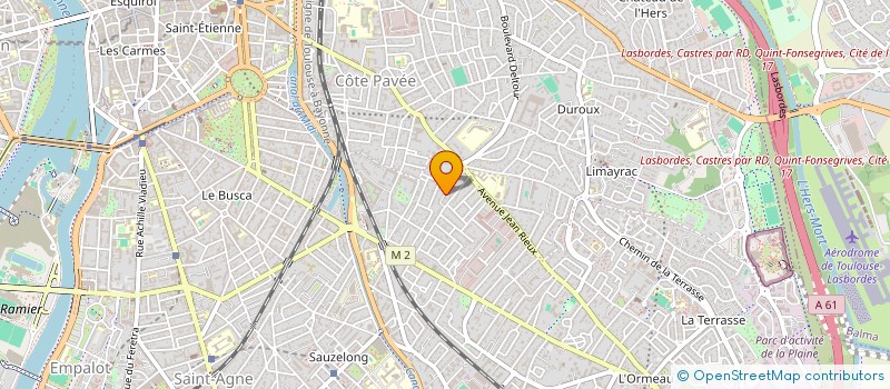 localisation de l'entreprise L'ASSOC A LA CIBOULETTE à TOULOUSE