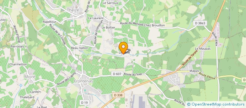 localisation de l'entreprise L'ASSOC A SONS à THEIZE