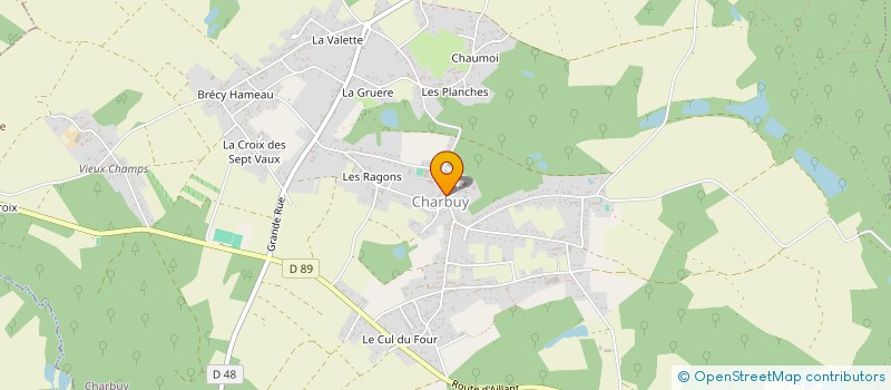 localisation de l'entreprise L'ASSOC. GESTION ET ANIMATION MUSICALE  CHARBUY