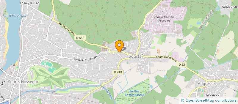 localisation de l'entreprise L'ASSOC' PIKANTE  SOORTS-HOSSEGOR