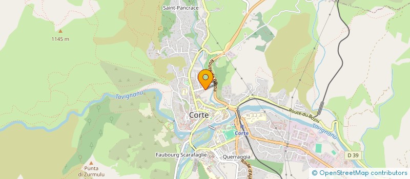 localisation de l'entreprise L'ASSOCI à CORTE