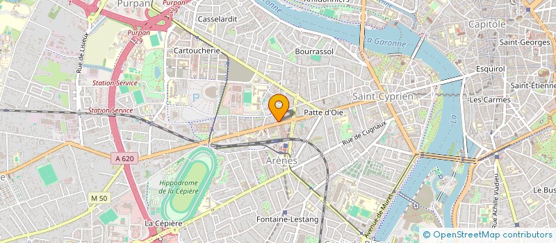 localisation de l'entreprise L ASSOCIATION ACCOMPAGNE DES FAE  TOULOUSE