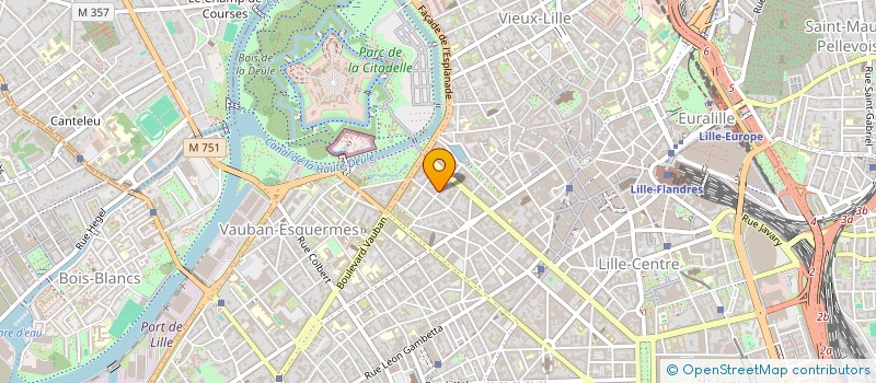 localisation de l'entreprise L'ASSOCIATION ACTION MARAUDE à LILLE