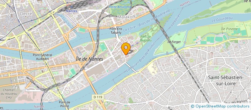 localisation de l'entreprise L'ASSOCIATION BOUT DE L'ILE à NANTES