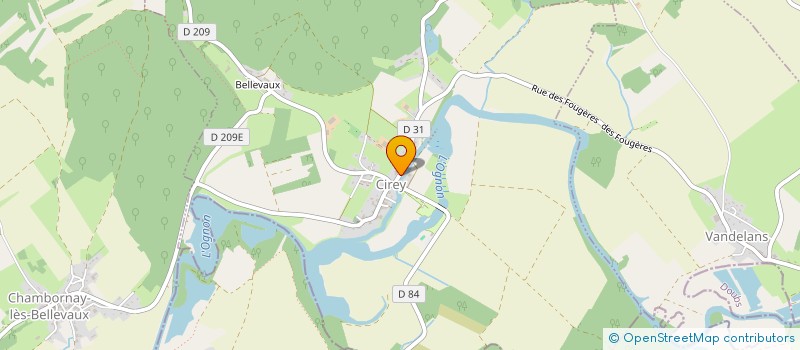 localisation de l'entreprise L'ASSOCIATION BRASSICOLE DE CIREY  CIREY