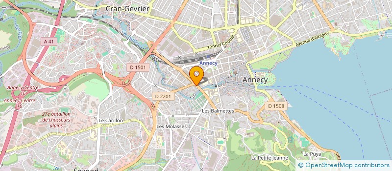 localisation de l'entreprise L'ASSOCIATION CREMATISTE à ANNECY