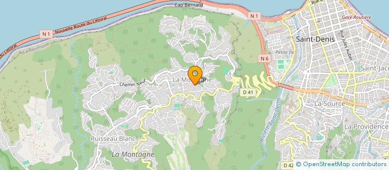 localisation de l'entreprise L'ASSOCIATION CULTURELLE ET SPORTIVE DE MEDIATION ET D'INSERTION  SAINT-DENIS