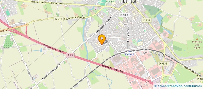 localisation de l'entreprise L'ASSOCIATION CYLO TOURISME BOESCHEPOIS à BAILLEUL