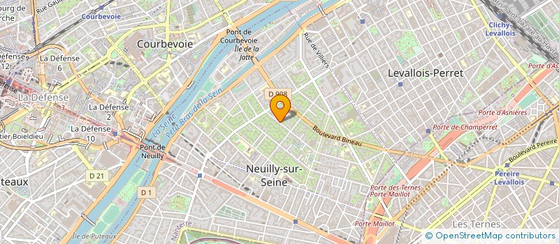 localisation de l'entreprise L'ASSOCIATION D'IDEES à NEUILLY-SUR-SEINE