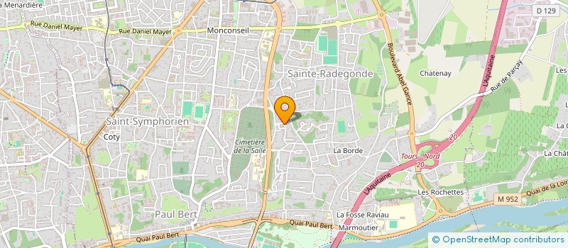 localisation de l'entreprise L'ASSOCIATION D'INTERNET LIBYENNE (LISOC)  TOURS