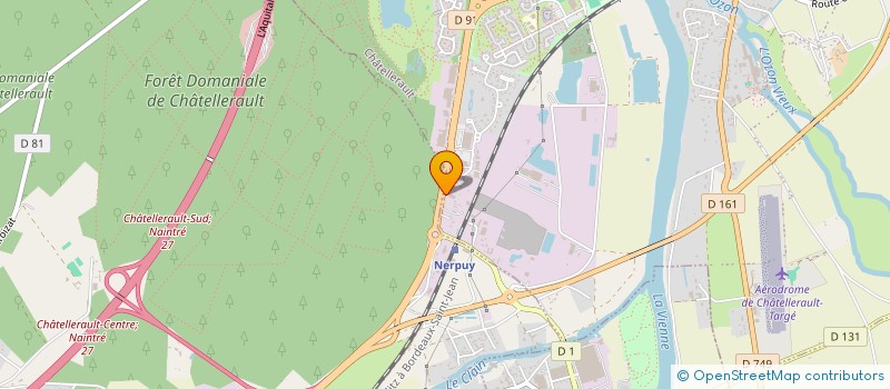 localisation de l'entreprise L'ASSOCIATION DE LA CONCORDE à CHATELLERAULT