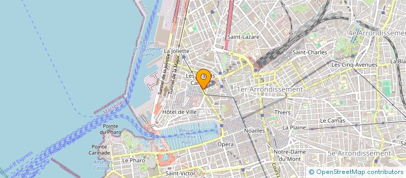 localisation de l'entreprise L'ASSOCIATION DE LA MAISON DE SANTE PLURIPROFESSIONNELLE DU VIEUX PORT à MARSEILLE