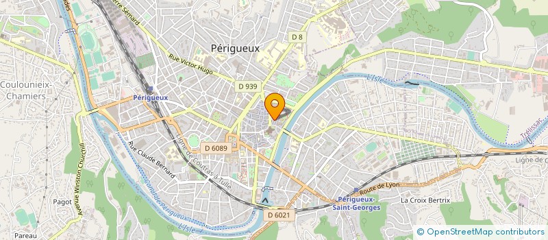 localisation de l'entreprise L'ASSOCIATION DE MUSICOTHERAPIE ET D'EVEIL SENSORIEL ET DE SOINS  PERIGUEUX