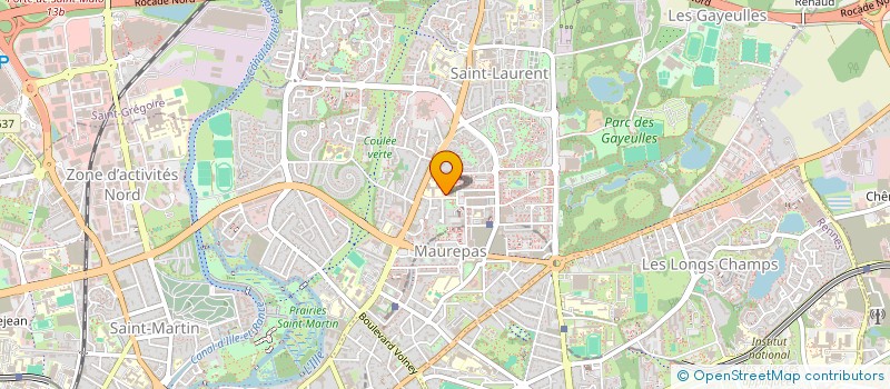 localisation de l'entreprise L'ASSOCIATION DE PARENTS ET AMIS DE GANTELLES ASPAMIGA  RENNES