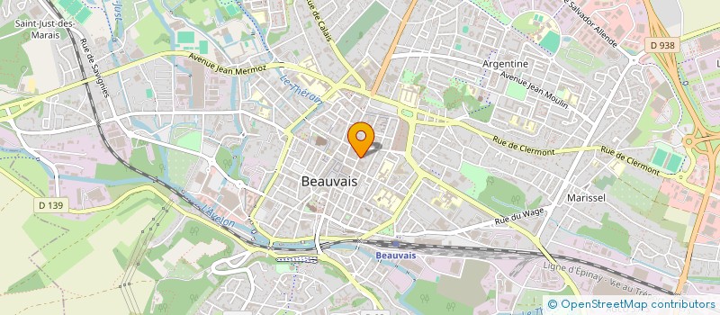 localisation de l'entreprise L'ASSOCIATION DE TRIANGLE DE WEIMAR  BEAUVAIS