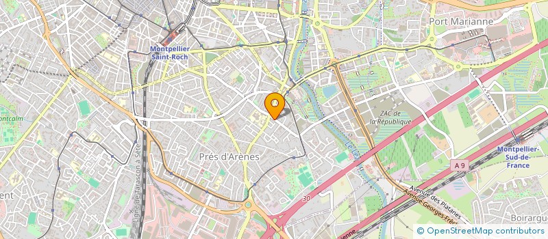 localisation de l'entreprise L'ASSOCIATION DES ACCIDENTES DE LA VIE - SECTION DE MONTPELLIER à MONTPELLIER