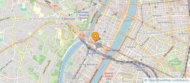 localisation de l'entreprise L' ASSOCIATION DES AMIS ET LECTEURS DE L' ARRIERE-COUR (ALAC) à LYON