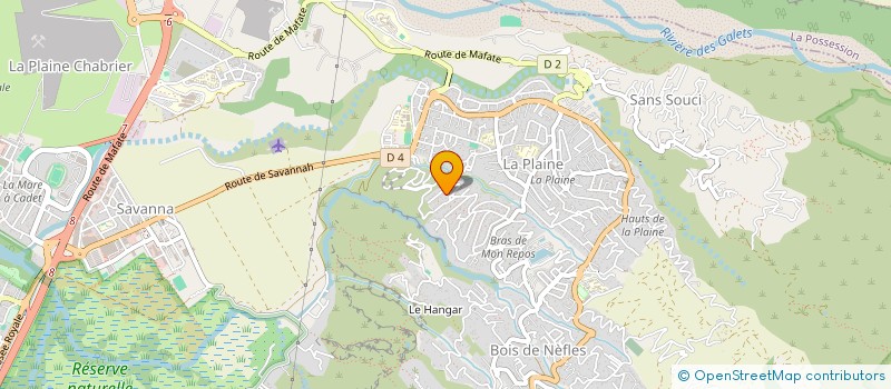 localisation de l'entreprise L'ASSOCIATION DES BASQUES DE L'ILE DE LA REUNION : AB974 à SAINT-PAUL