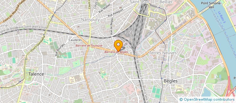 localisation de l'entreprise L ASSOCIATION DES CENTRES DE DEVELOPPEMENT CHOREGRAPHIQUE NATIONAUX (A-CDCN)  BORDEAUX