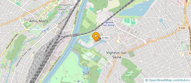 localisation de l'entreprise L'ASSOCIATION DES CHAUFFEURS BENEVOLES NEGOCIANT à VIGNEUX-SUR-SEINE