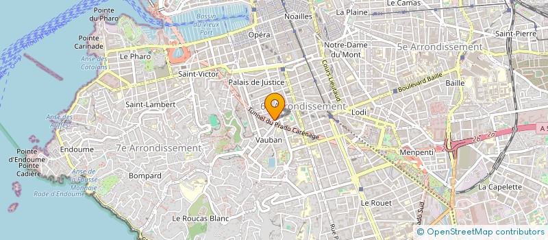 localisation de l'entreprise L'ASSOCIATION DES COMMERCANTS VAUBAN-BRETEUIL à MARSEILLE