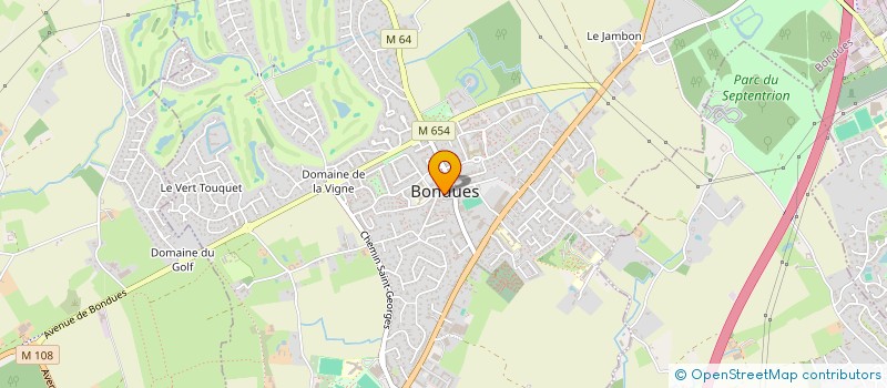 localisation de l'entreprise L'ASSOCIATION DES ENTREPRENEURS BONDUOIS  BONDUES