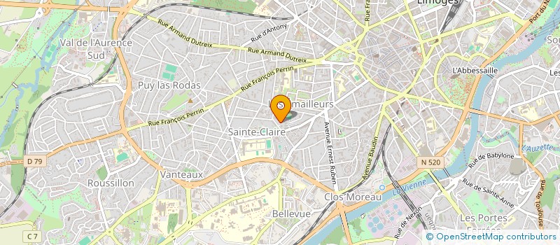 localisation de l'entreprise L'ASSOCIATION DES FEMMES VICTIMES DE L'EXCISION à LIMOGES