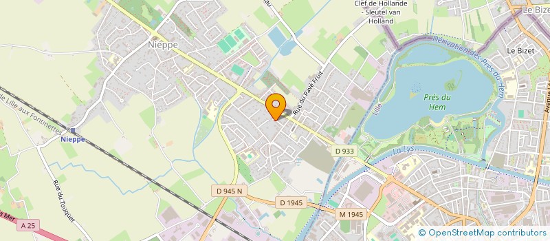 localisation de l'entreprise L'ASSOCIATION DES FILMS HANNUELS  NIEPPE