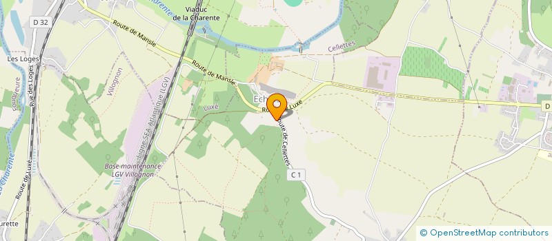 localisation de l'entreprise L'ASSOCIATION DES HABITANTS DU DOMAINE D'ECHOISY à CELLETTES