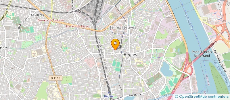 localisation de l'entreprise L'ASSOCIATION DES MOUVEMENTS à BEGLES