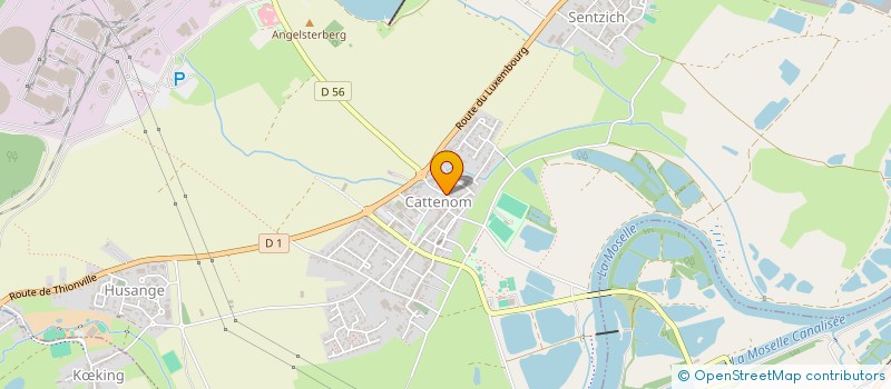 localisation de l'entreprise L'ASSOCIATION DES PARENTS D'ELEVES DE L'ECOLE MATERNELLE VICTOR HUGO  CATTENOM