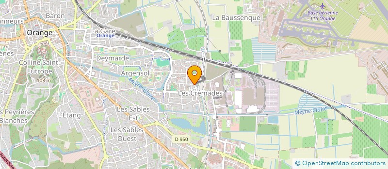 localisation de l'entreprise L'ASSOCIATION DES PARENTS D'ELEVES DE LA DEYMARDE  ORANGE