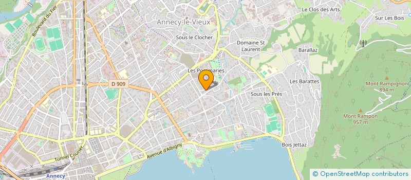 localisation de l'entreprise L ASSOCIATION DES PARENTS POMMARIES à ANNECY