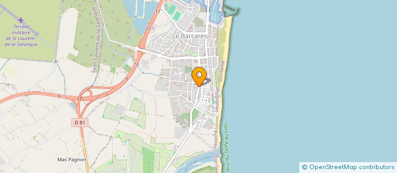 localisation de l'entreprise L'ASSOCIATION DES PARENTS TERRIBLES DES ECOLES DU BARCARES.  LE BARCARES