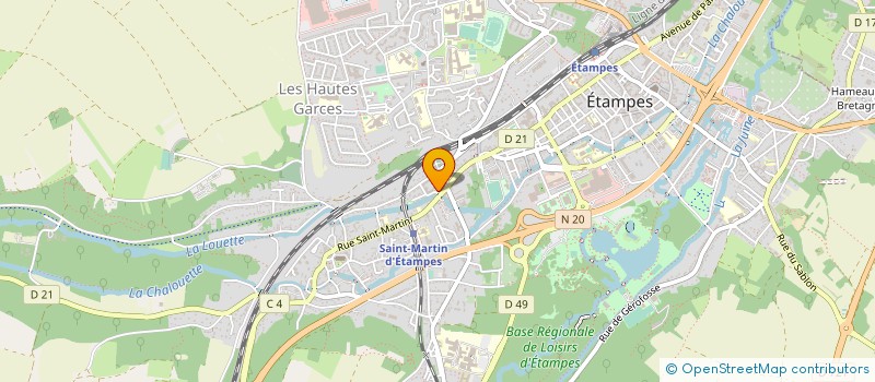 localisation de l'entreprise L'ASSOCIATION DES RESSORTISSANTS GORIENS EN FRANCE à ETAMPES