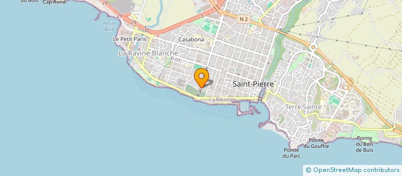 localisation de l'entreprise L'ASSOCIATION DES SOIGNANTS D'HEVA à SAINT-PIERRE