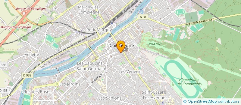 localisation de l'entreprise L'ASSOCIATION DU BARATHON DE COMPIEGNE  COMPIEGNE