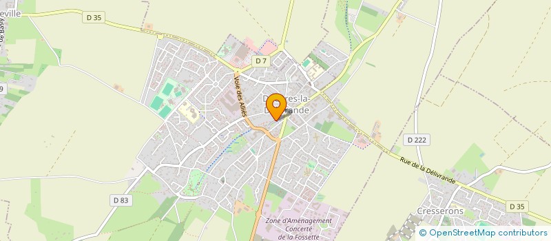 localisation de l'entreprise L'ASSOCIATION DU FOUR'RIRE à DOUVRES-LA-DELIVRANDE