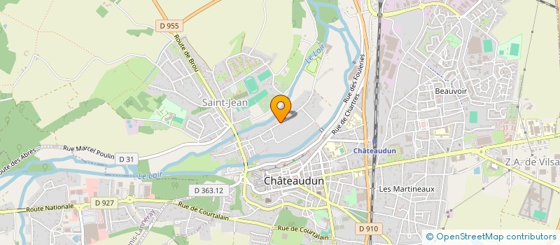 localisation de l'entreprise L'ASSOCIATION DU MOULIN A TAN à CHATEAUDUN