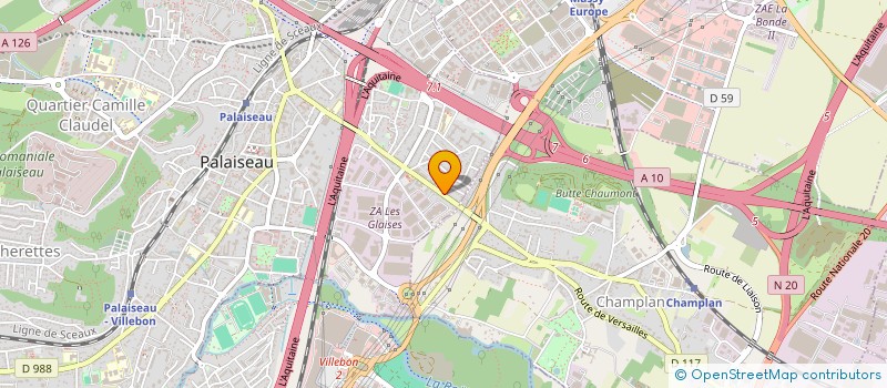 localisation de l'entreprise L'ASSOCIATION DU SANG NEUF à PALAISEAU