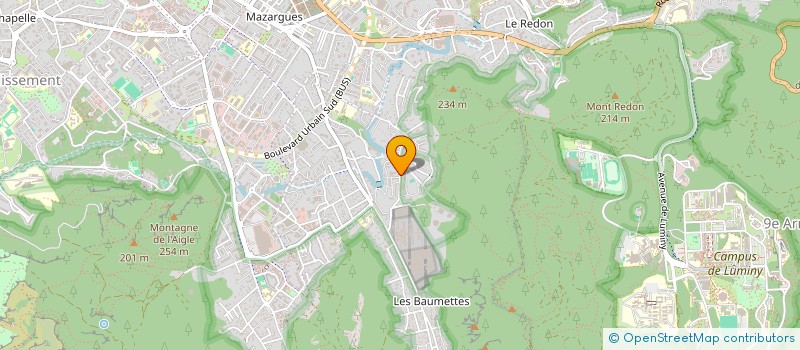 localisation de l'entreprise L'ASSOCIATION DU THEATRE DES BAUMETTES  MARSEILLE