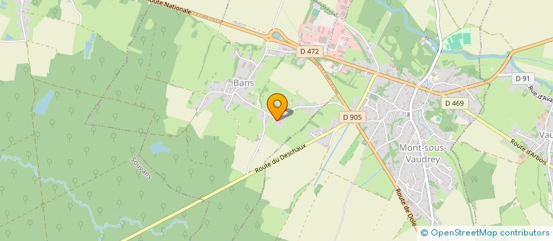 localisation de l'entreprise L'ASSOCIATION GREVY  BANS