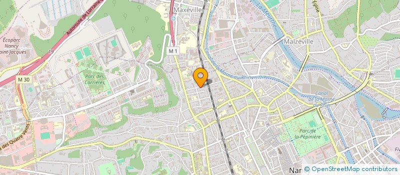 localisation de l'entreprise L'ASSOCIATION HANDICAP DEVELOPPEMENT  NANCY