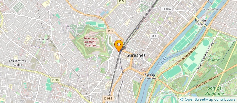 localisation de l'entreprise L'ASSOCIATION INTERNATIONALE DES MEDIAS à SURESNES