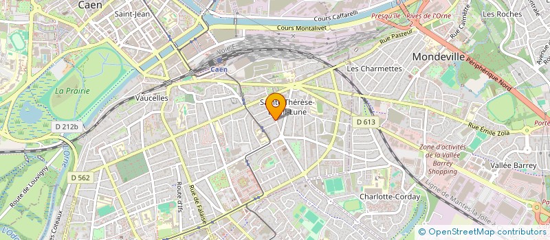localisation de l'entreprise L'ASSOCIATION IRLANDAISE DE CAEN à CAEN