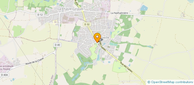 localisation de l'entreprise L'ASSOCIATION JUST'EQUILIBRE à LANDEVIEILLE